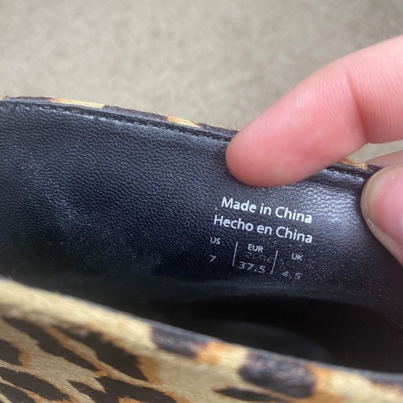 Leopard print Aldo boot heels size 7 - Picture 6 of 7